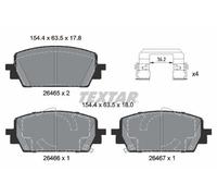 Textar Plaquettes de frein 2646501 pour Hyundai Genesis, Kia, Sorento IV 2.2 (2020-)