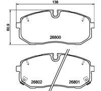 TEXTAR 2680001 Kit de plaquettes de frein, frein à disque pour HYUNDAI,KIA (DYK)