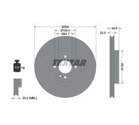 TEXTAR 2X Disque De Frein Avant Ø294 Mm Ventilé Pour MINI Mini R56 Cooper S