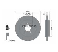 TEXTAR 2x Disques de Frein Arrière Ø302 MM pour Ford Maverick Mazda Tribute EP