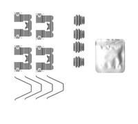 TEXTAR 82557300 Kit d'accessoires, plaquette de frein à disque