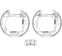 TEXTAR 84047200 Jeu de mâchoires de frein pour NISSAN
