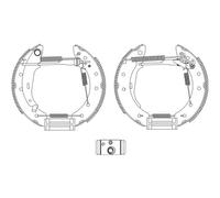 Textar Kit de freins à tambour 84048006 – cylindre de roue, levier frein à main Arrière