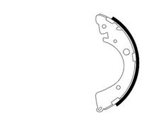 TEXTAR 91039601 Jeu de mâchoires de frein pour HONDA
