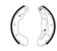 TEXTAR 91044900 Jeu de mâchoires de frein pour CHEVROLET,DAEWOO,FSO,HOLDEN,OPEL,