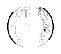 Textar Mâchoires de frein 91054400 - arrière pour FIAT Zastava