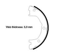 Textar 91059000 Kit de Freins de Parking Arrière pour Renault Trucks Iveco