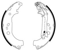 TEXTAR 91067600 Jeu de mâchoires de frein pour CITROËN,FIAT,PEUGEOT