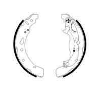TEXTAR 91072100 Jeu de mâchoires de frein pour FORD (CHANGAN),FORD ASIA & OCEANI