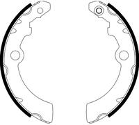 TEXTAR 91075200 Jeu de mâchoires de frein pour MARUTI SUZUKI,NISSAN,SUZUKI