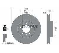 TEXTAR 92121605 Disque de frein