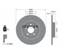 TEXTAR 92304703 Disque de frein pour LYNK & CO,VOLVO,VOLVO ASIA