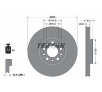 TEXTAR 92326305 Disque de frein pour ALFA ROMEO
