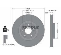 TEXTAR 92341803 Disque de frein