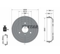 TEXTAR 94035600 Tambour de frein