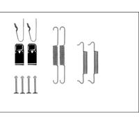 TEXTAR 97043200 Kit d'accessoires, mâchoires de frein de stationnement pour JEEP