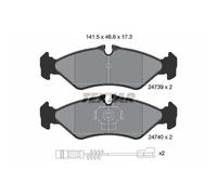 TEXTAR de Frein Arrière pour Mercedes-Benz Sprinter 2-T Boîte VW Lt 28-46 II