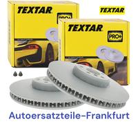 TEXTAR Disques de Frein AVANT BMW G42 G20 F22 G26 G30 G31 G32 G11 G12 G14 X5 ...