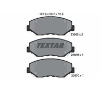 Textar Plaquettes de frein 2386801 pour Honda CR‑V II et Accord VII
