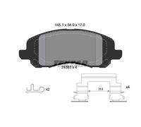 TEXTAR Kit Plaquettes Avant Pour Jeep Patriot Compass Chrysler Sebring