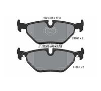 TEXTAR Plaquette de Freins Bremsbelegsatz Arrière pour BMW 5er Alpina B10 Break