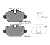 TEXTAR 2362381 Plaquettes de frein