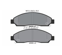 TEXTAR Plaquette de Freins Bremsbelegsatz Avant pour Chevrolet Colorado Crew Cab