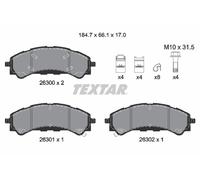 TEXTAR Plaquette de Freins Plaquettes de Frein pour Ford USA BRONCO SUV Ouvrir