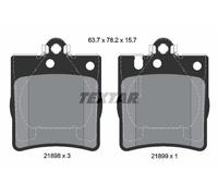 Textar Plaquette pour Mercedes C E S Classe CLK SLK W124 W210 S210 Arrière