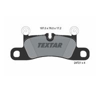 TEXTAR Plaquettes Bremsbelegsatz Arrière pour VW Touareg Porsche Cayenne