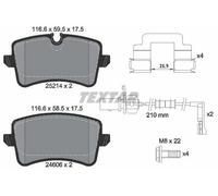 TEXTAR Plaquettes de frein Arrière pour AUDI A4 B8 Avant (8K5) Q3 (8UB, 8UG)