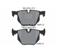 TEXTAR Plaquettes de frein Arrière pour BMW 7 (E65, E66, E67) Plaquettes de