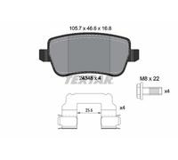 TEXTAR Plaquettes de frein Arrière pour FIAT Croma II Break (194) Plaquettes de