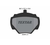 TEXTAR Plaquettes de frein Arrière pour LAND ROVER Defender SUV (L316) 2034402
