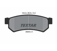 TEXTAR Plaquettes de frein Arrière pour SUZUKI RENO 3/5 portes (US) Plaquettes