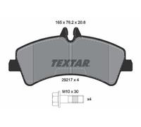 TEXTAR Plaquettes de frein Arrière pour VW Crafter 30-50 Van (2E) Plaquettes de