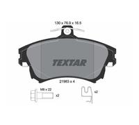 TEXTAR Plaquettes de Frein Avant 4 Pour Volvo V40 Kombi S40 I Mitsubishi Carisma