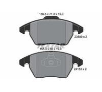 TEXTAR Plaquettes de frein Avant convient pour PEUGEOT 207 (WA, WC) 307 (3A/C)