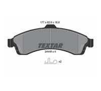 TEXTAR Plaquettes de Frein Avant pour Chevrolet Pionnier Isuzu Ascender 9-7X