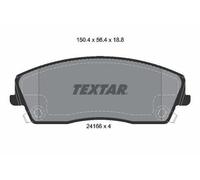 TEXTAR Plaquettes de frein Avant pour CHRYSLER 300 C pour LANCIA THEMA (LX)