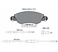TEXTAR Plaquettes de frein Avant pour CITROËN C5 I 5 portes (DC) Plaquettes de