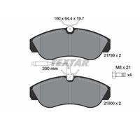 TEXTAR Plaquettes de frein Avant pour FIAT Ducato II Camion plate-forme/Châssis