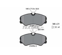 TEXTAR 2120501 Plaquettes de frein
