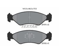 TEXTAR Plaquettes de frein Avant pour FORD Fiesta Mk4 3/5 portes (JAS, JBS)