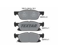 TEXTAR Plaquettes de frein Avant pour FORD S-Max Mk2 (CJ, WA6) Kuga Mk3 2241201