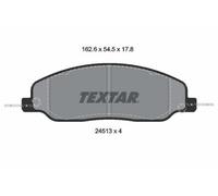 TEXTAR 2451301 Kit de plaquettes de frein, frein à disque pour FORD AUSTRALIA,FO
