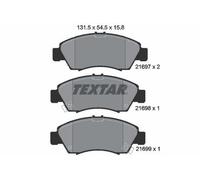 TEXTAR Plaquettes de frein Avant pour HONDA CIVIC VII Hatchback (EU, EP, EV)