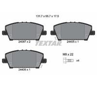 TEXTAR Plaquettes de frein Avant pour HONDA CIVIC VIII Hatchback (FN, FK)