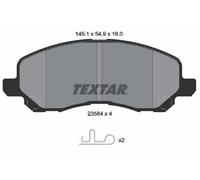 TEXTAR Plaquettes de frein Avant pour HYUNDAI H-1 Cargo (TQ) pour DODGE AVENGER