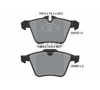 TEXTAR Plaquettes de frein Avant pour JAGUAR S-Type (X200) XF (J05, CC9) 2407903